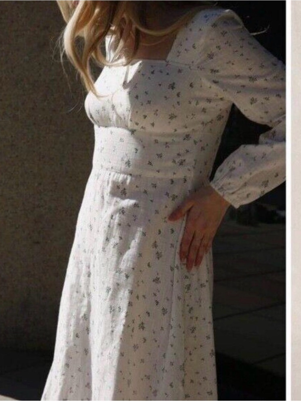 ABLE floral midi dress
